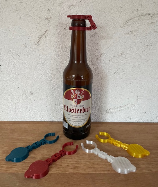 3D-gedruckte Flaschenverschlüsse