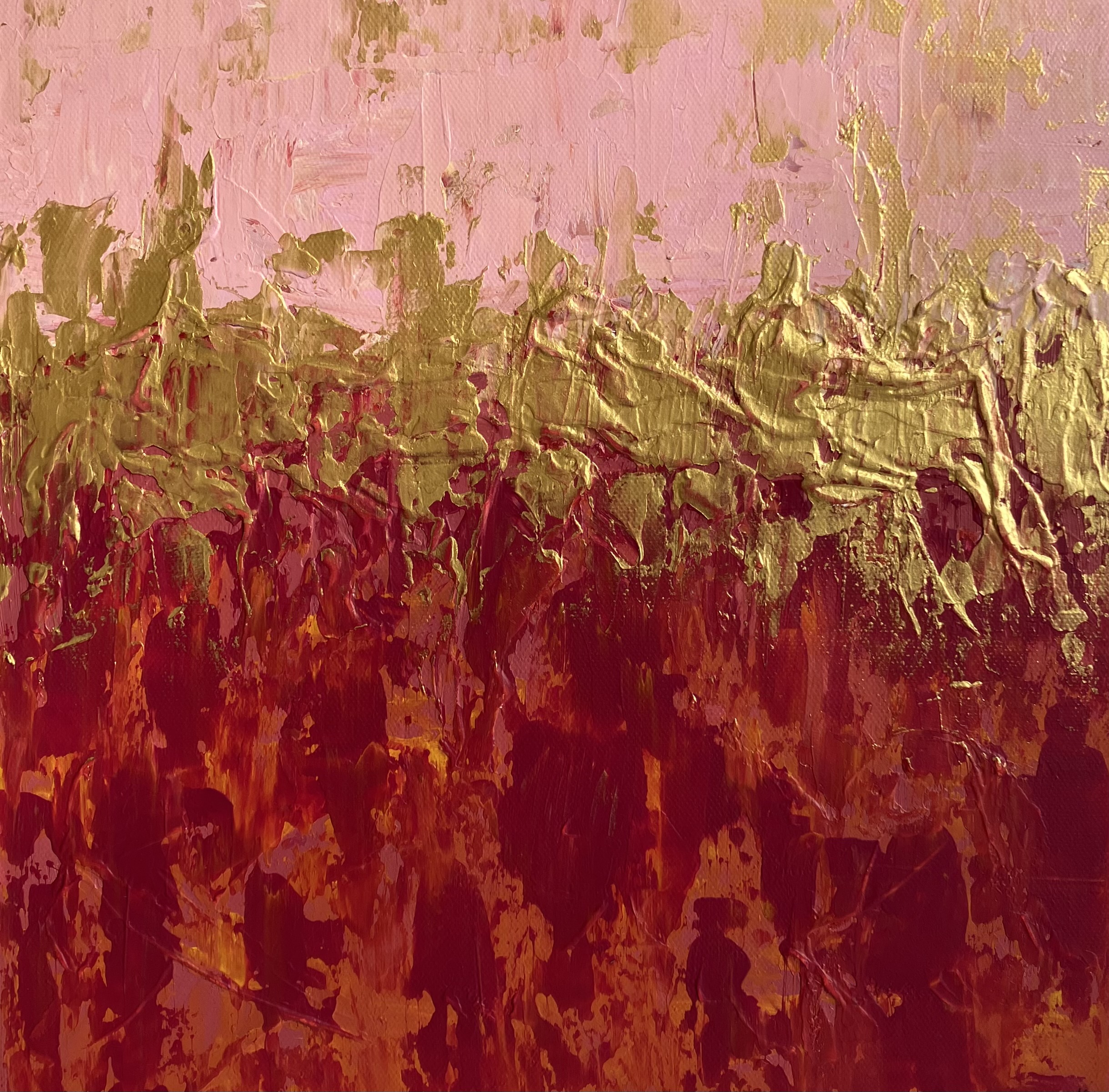 Abstraktes Acrylbild